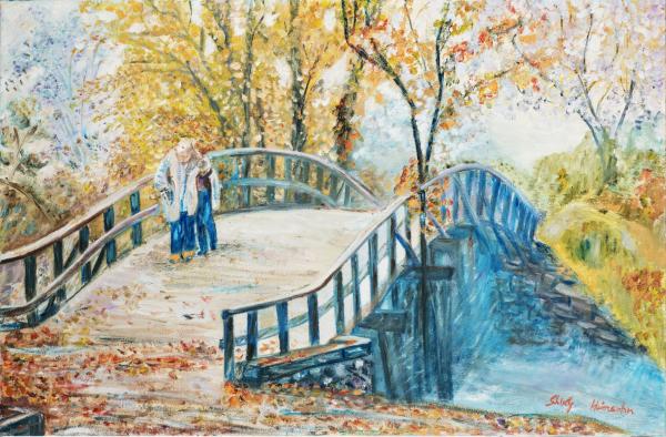 דרך הביתה – שולי חיימזון | תמונה לסלון בסגנון כפרי