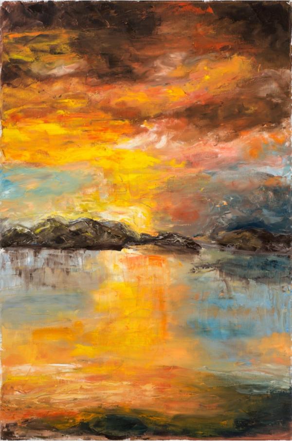 שקיעה – שולי חיימזון | תמונה לסלון בסגנון מודרני