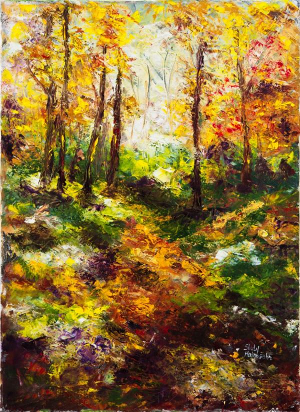 יער ירושלים – שולי חיימזון | תמונה לסלון בסגנון כפרי