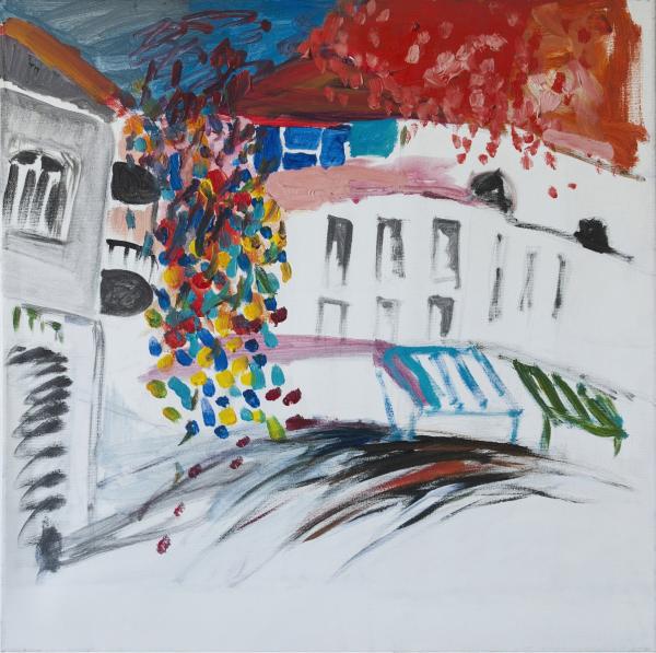 שלכת – ברטה מנחם | תמונה לסלון בסגנון מודרני