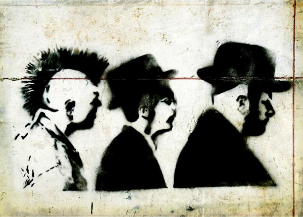 גרפיטי  ירושלמי – ויויאן נתן | תמונה לסלון בסגנון אורבני