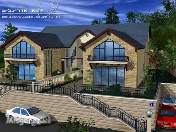 דו משפחתי מעץ בצפת