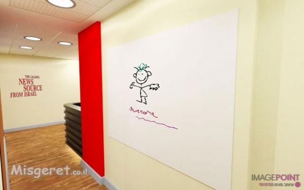 קיר מחיק במעבר