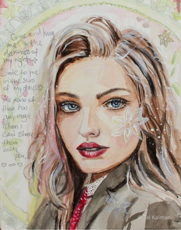 רישומים וצבעי מים