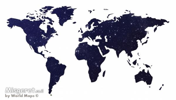 אוסף מפות עולם מופשטות