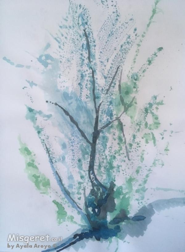 ציורים בצבעי אקוורל
