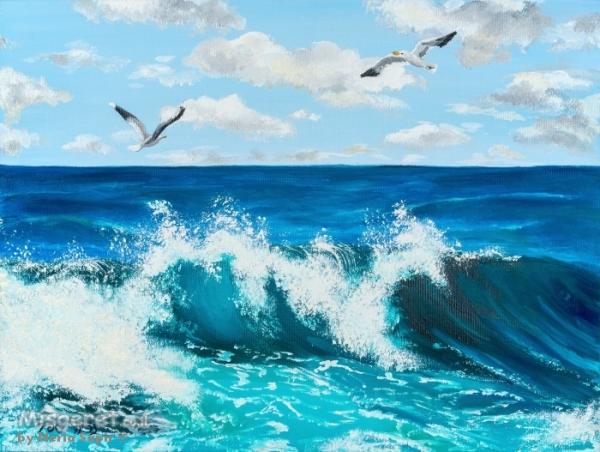 ציור נופים בצבעי שמן