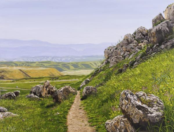 ציור נופים בצבעי שמן