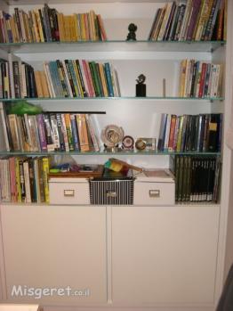ספריה בחדר עבודה