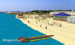 הדמיית חוף ים עכו