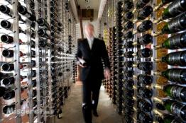 חדר יין במסעדת שף