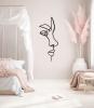 תמונת מתכת -  Woman Face Contour - תמונה 2