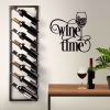 תמונת מתכת זמן יין - Wine Time II - תמונה 2