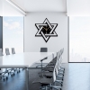 שעון קיר מתכת מגן דוד - תמונה 6