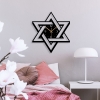 שעון קיר מתכת מגן דוד - תמונה 7