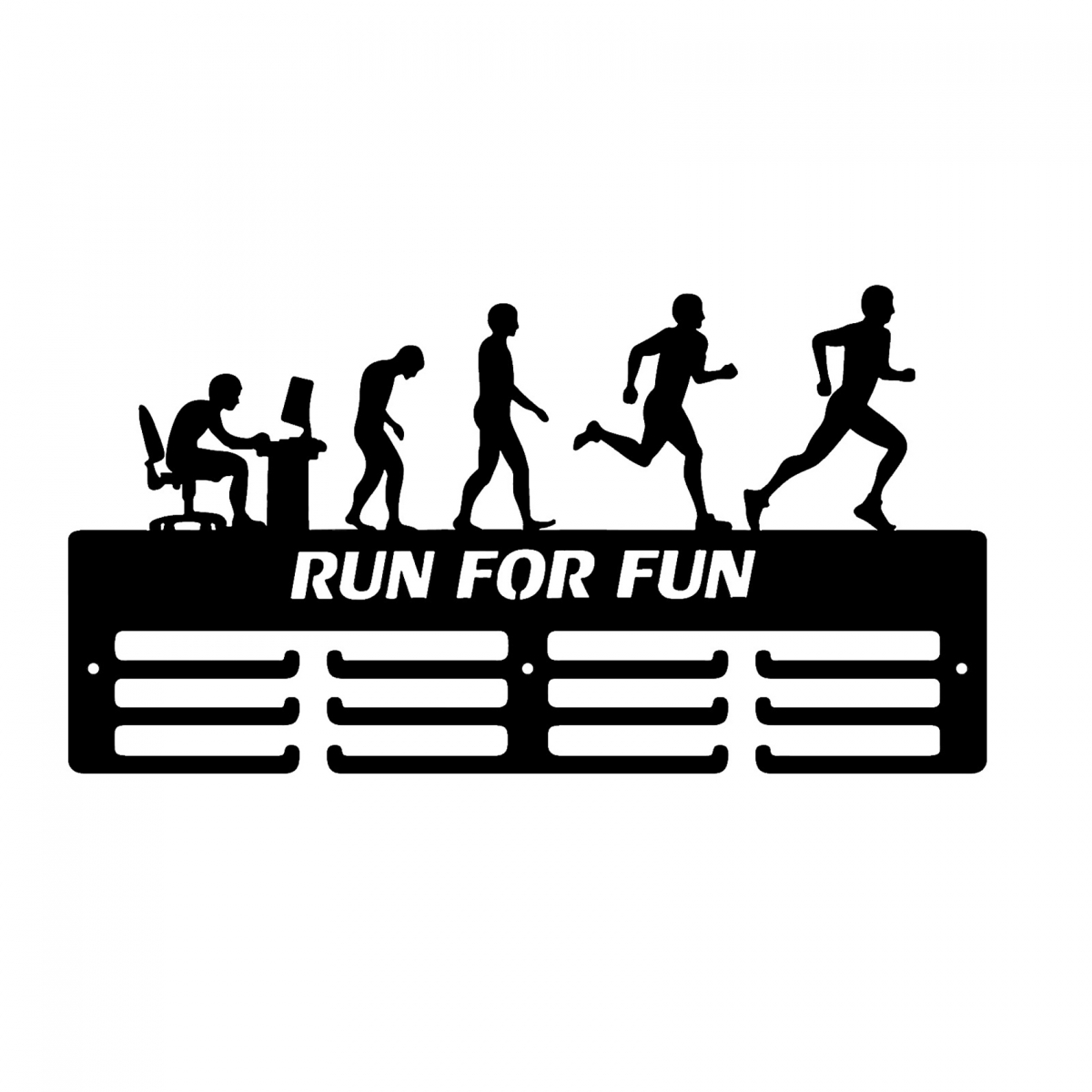 מתקן לתליית מדליות - Run For Fun
