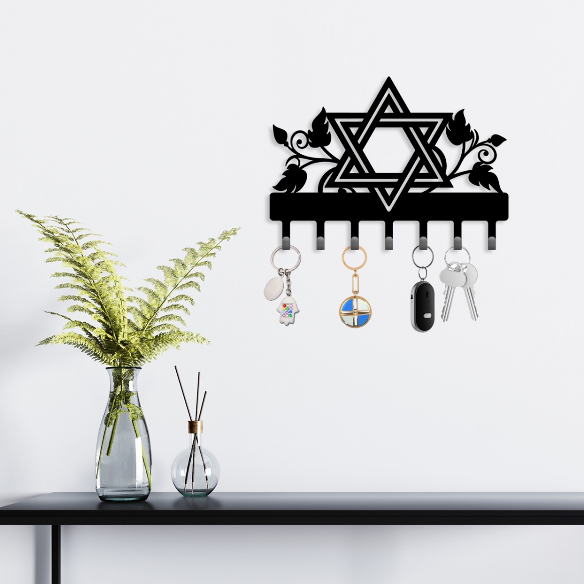 מתלה מעוצב מגן דוד