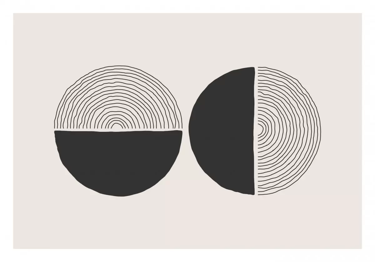 נורדי גיאומטרי 043 - Artpicked Modern - סלון בסגנון מינימליסטי אבסטרקט רקעים צורות תבניות מופשטות סטים בסגנון גיאומטרי  - מק''ט: 376215
