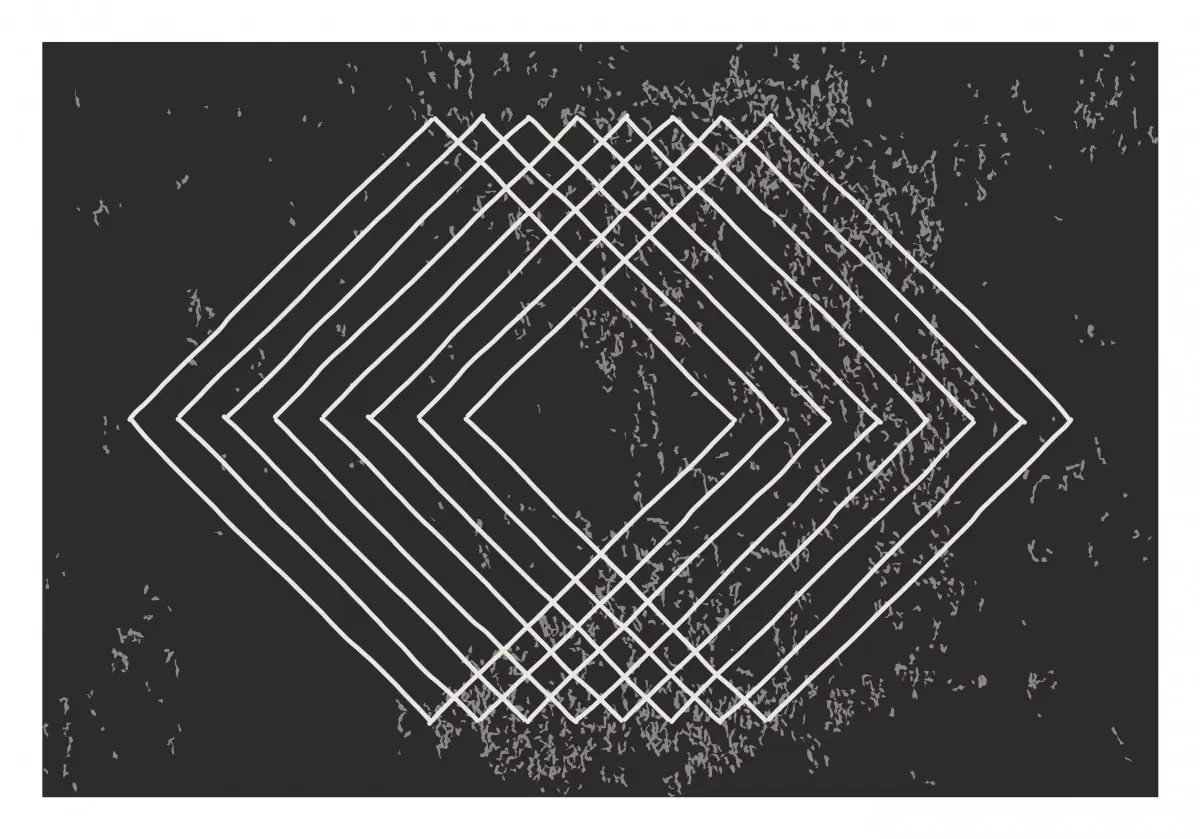 נורדי גיאומטרי 801 - Artpicked Modern - סלון בסגנון מינימליסטי מופשט גיאומטרי קווים סטים בסגנון גיאומטרי  - מק''ט: 376247