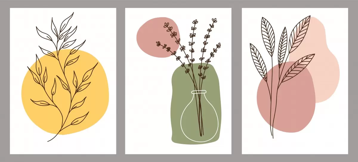 טבע דומם מודרני – Artpicked Modern | תמונה לסלון בסגנון מודרני