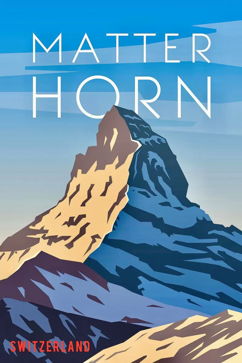 Matter Horn – Artpicked Modern | תמונה לסלון בסגנון מודרני