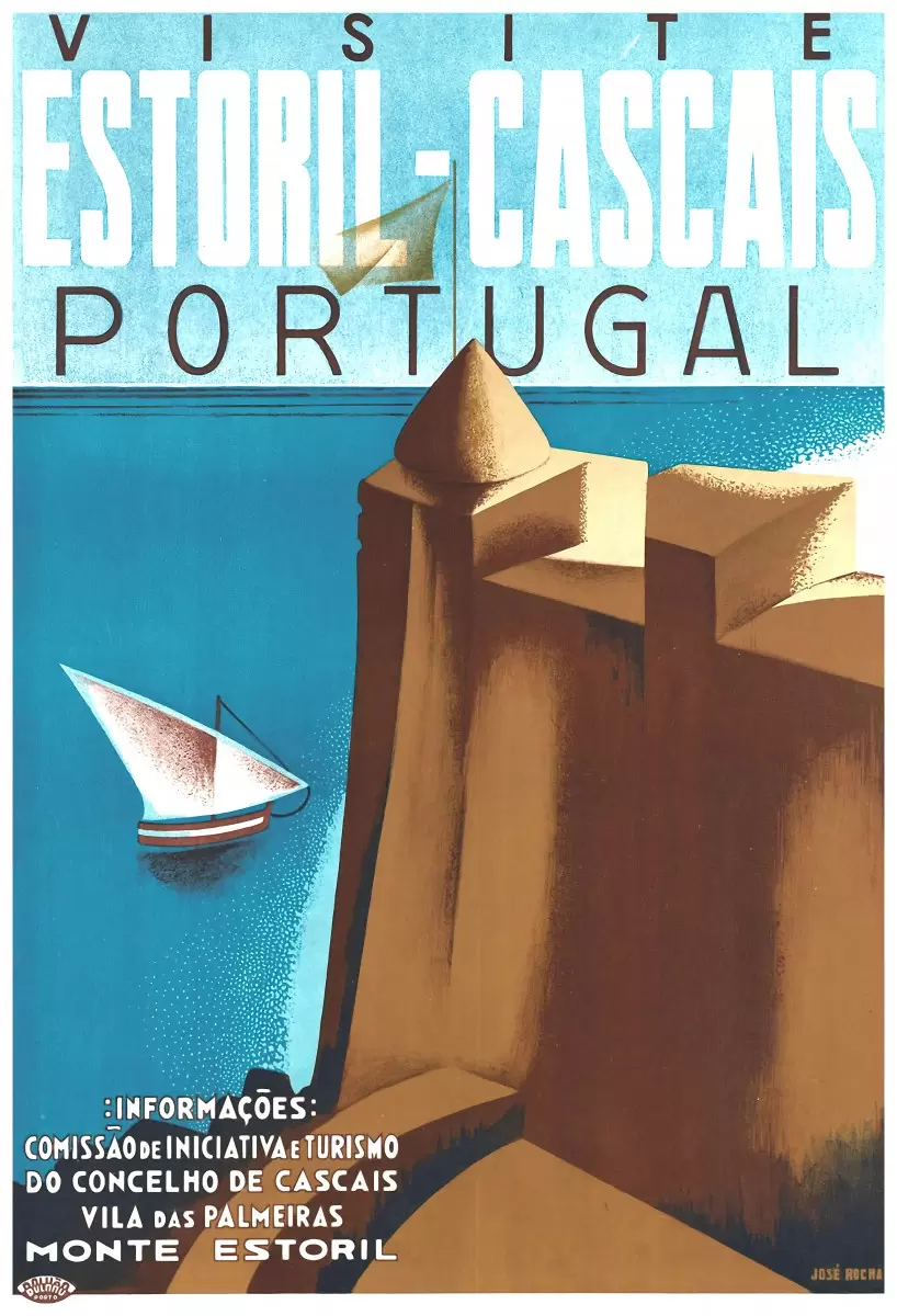 פורטוגל רטרו - Artpicked Modern - תמונות וינטג' לסלון פוסטרים בסגנון וינטג' כרזות וינטג' של מקומות בעולם  - מק''ט: 438970