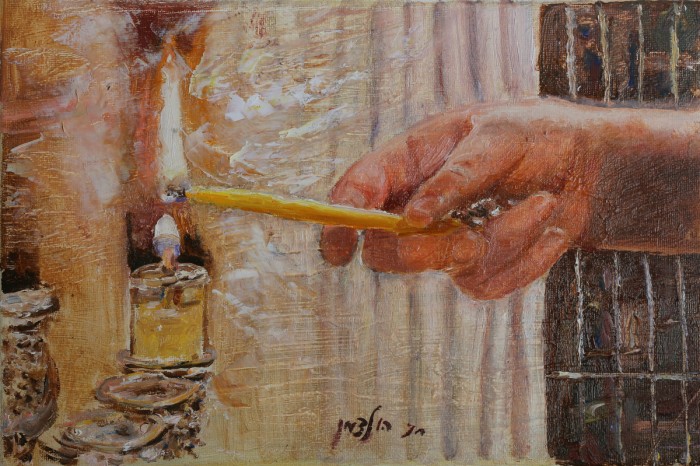 הדלקת נר חנוכה