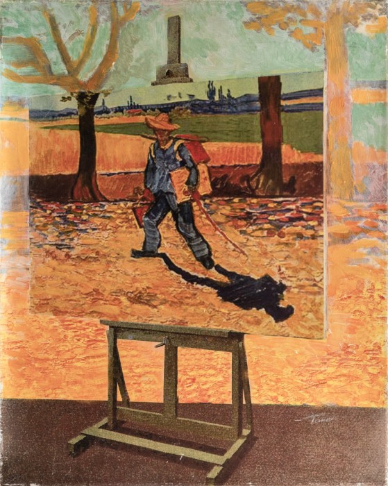 צייר בדרך הביתה