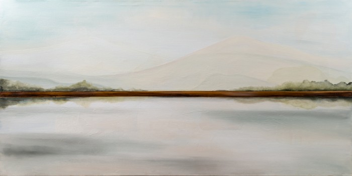 נוף רוחבי עם פס זהב