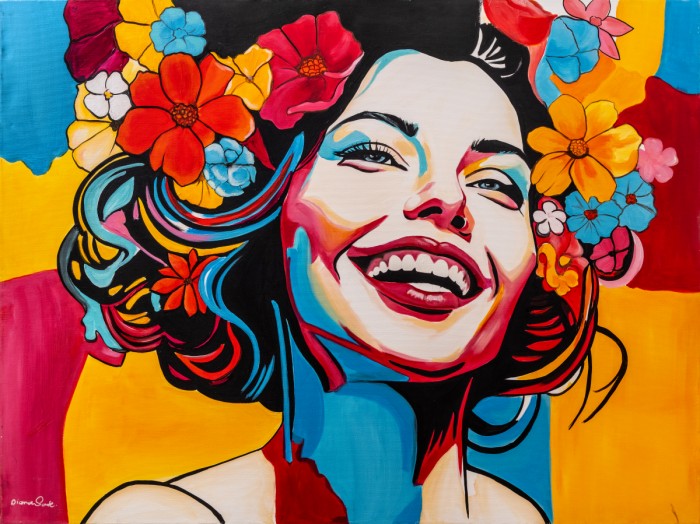 שמחת חיים ברקע כתמים