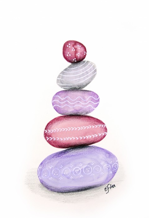 רוג'ום חלוקי נחל סגול #1