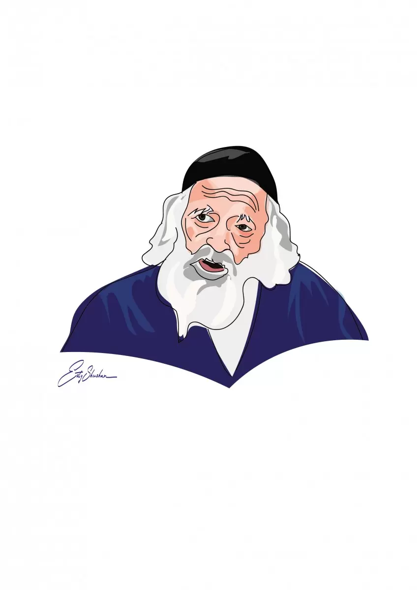 הרב קניבסקי - דיוקן - אסתי שושן -  - מק''ט: 456936