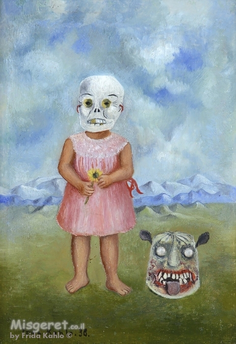  Girl with Death Mask
