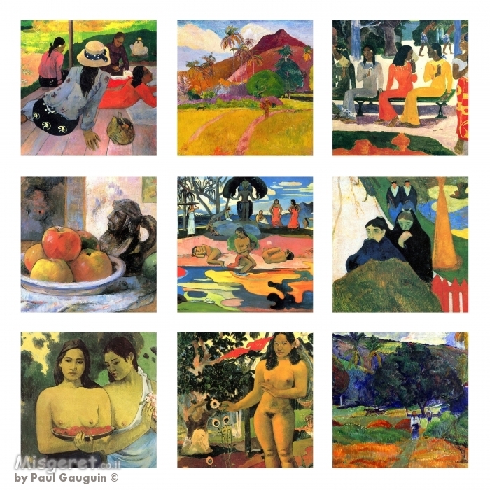 collage Gauguin