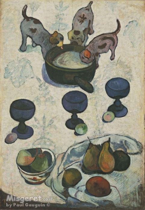 Still Life with Three Pup