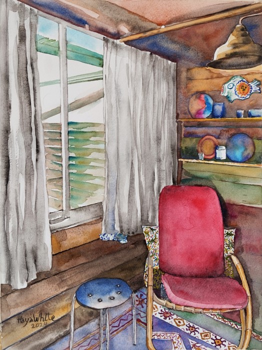 כורסה אדומה