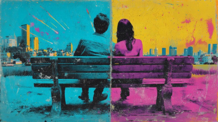 שני צבעים של העיר