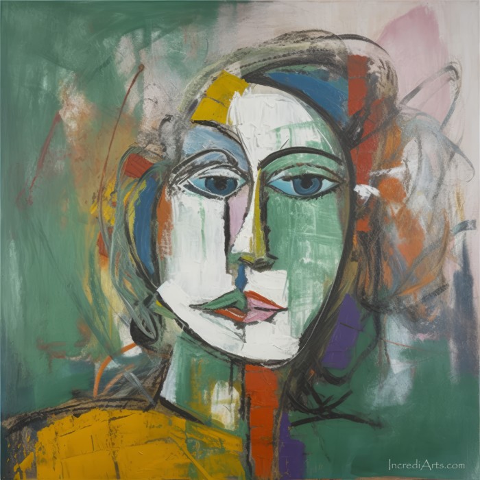 דיוקן אישה אבסטרקטי