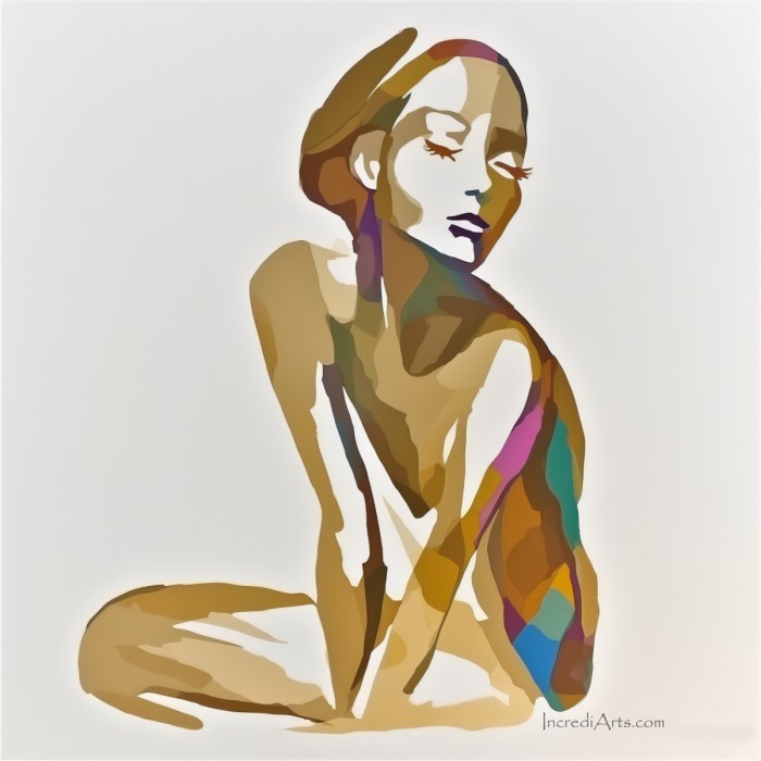 אישה אבסטרקטית