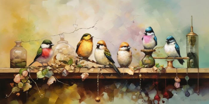 ציפורים במטבח