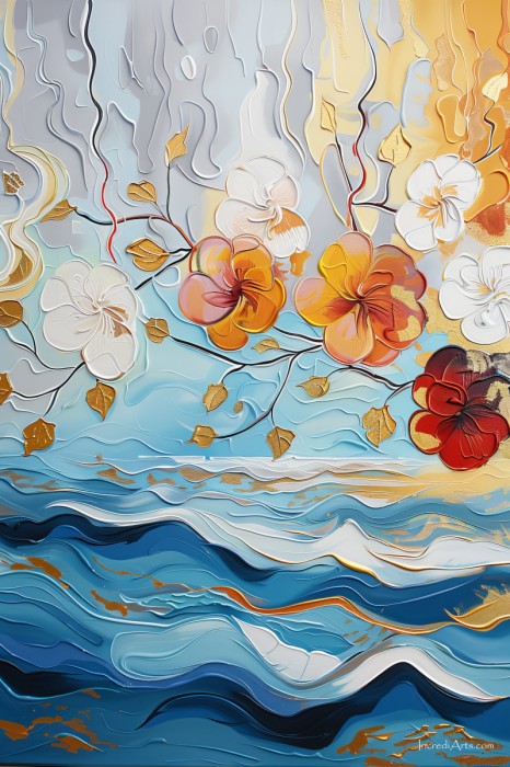 פריחה מעל הגלים