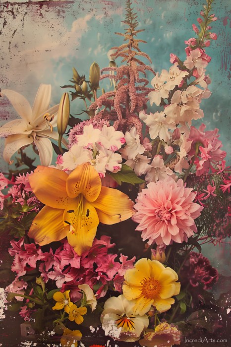 מארג פרחוני עתיק