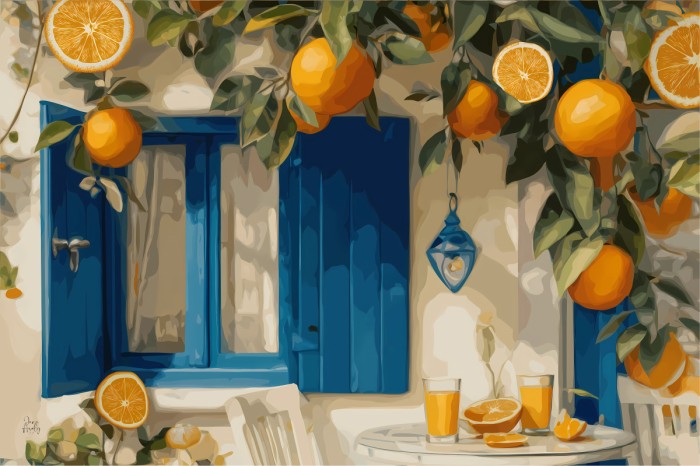 שקט של בוקר כחול