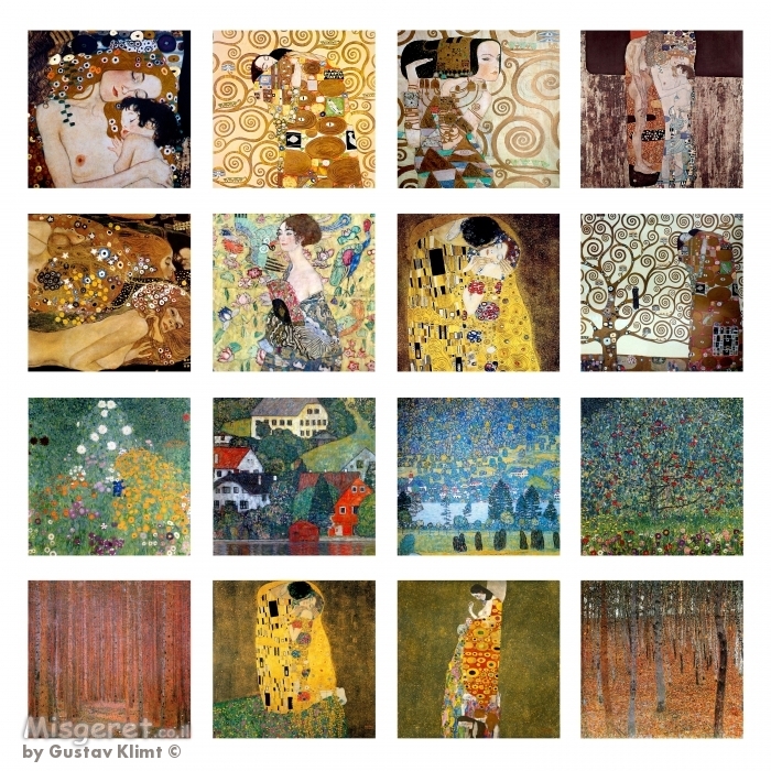 גוסטב קלימט קולאגים