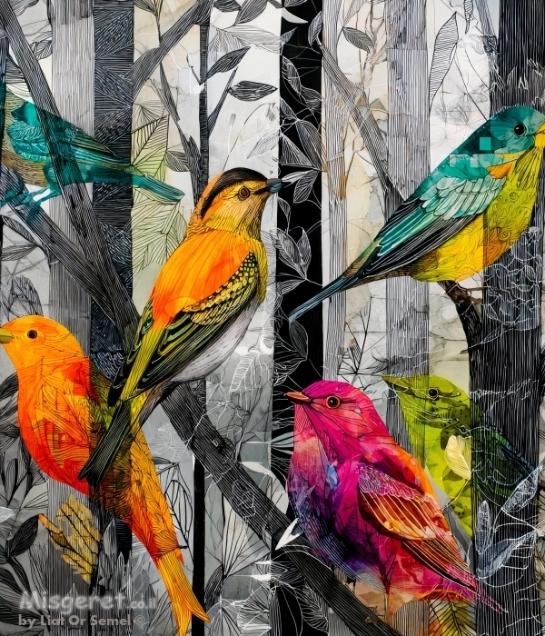 ציפורים צבעוניות