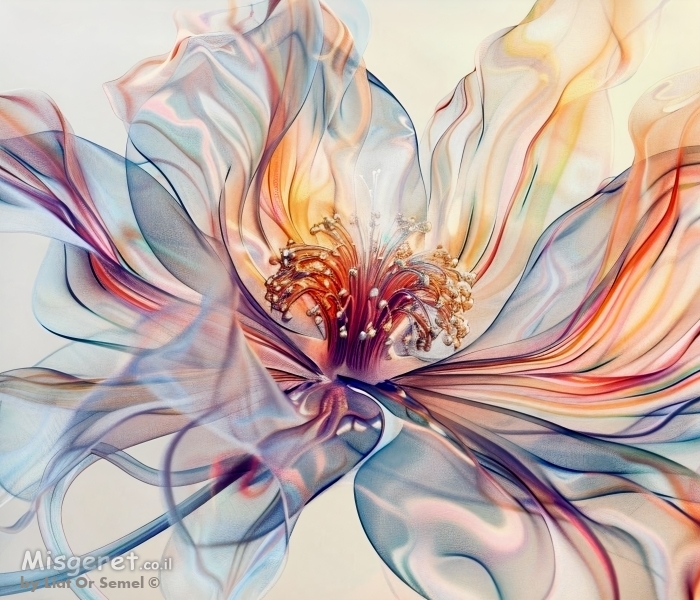 פרח של אור קשת