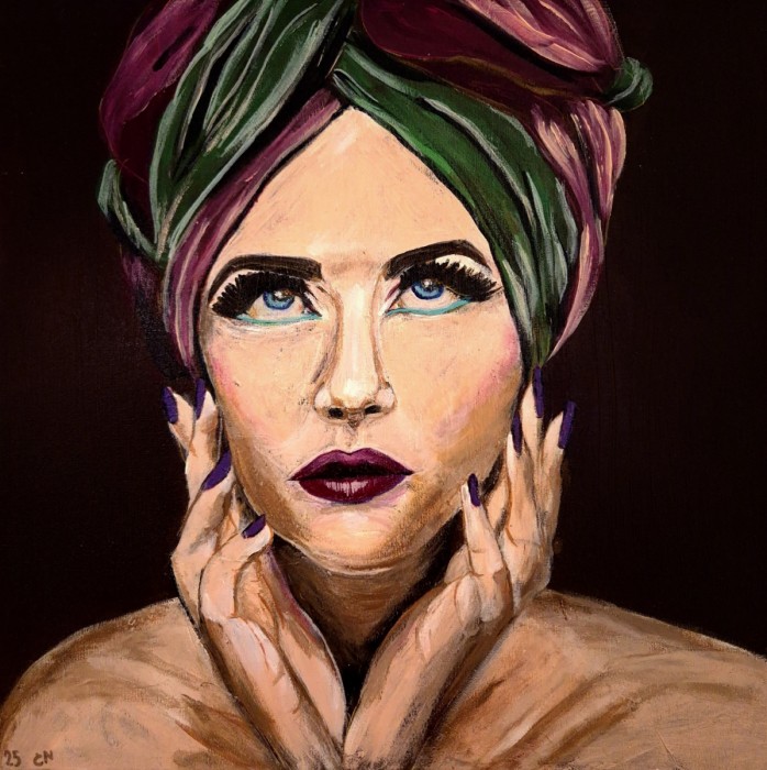 אישה עם כיסוי ראש