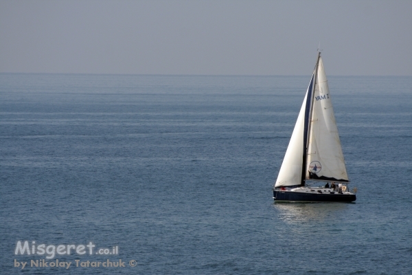 In the middle of the sea