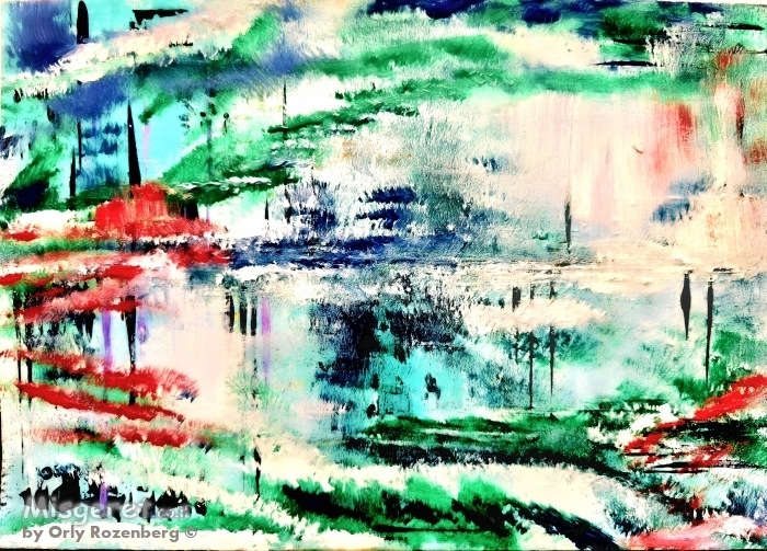 האגם בלב הפארק