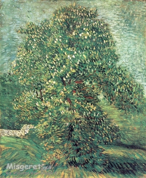 Chestnut Tree in Blossom